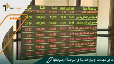 ما هي شهادات الإيداع الدولية في البورصة؟ وضوابطها
