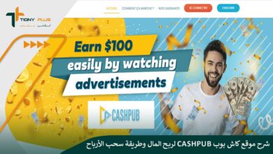 شرح موقع كاش بوب Cashpub لربح المال وطريقة سحب الأرباح