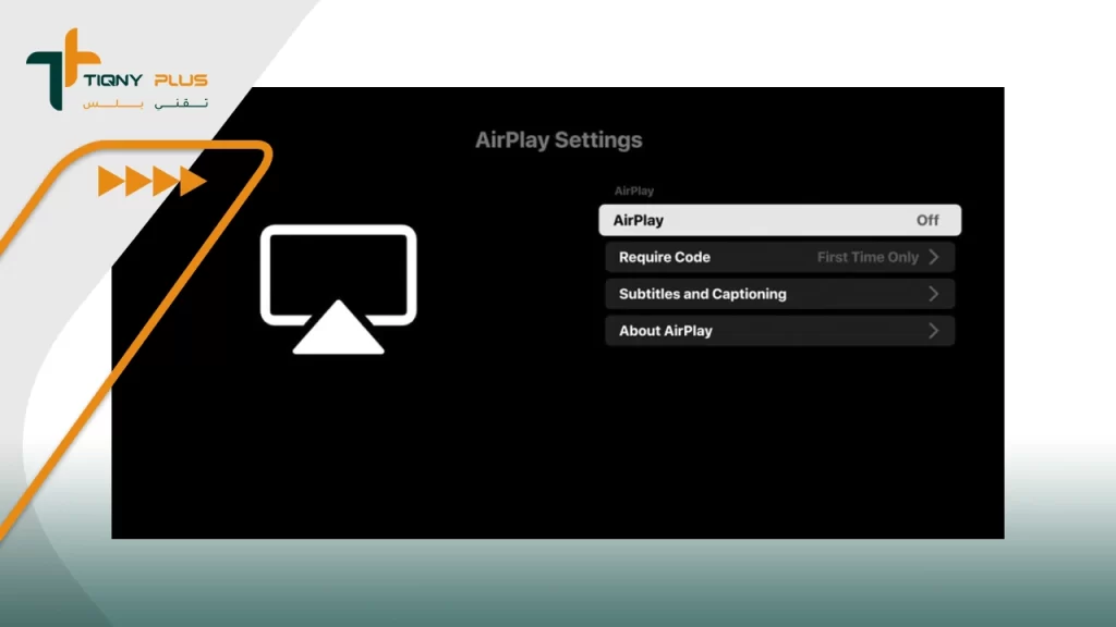 كيفية بث شاشة ايفون على تلفاز سامسونج بواسطة AirPlay 1 خطوات توصيل الايفون مع تلفاز سامسوج بواسطة AirPlay